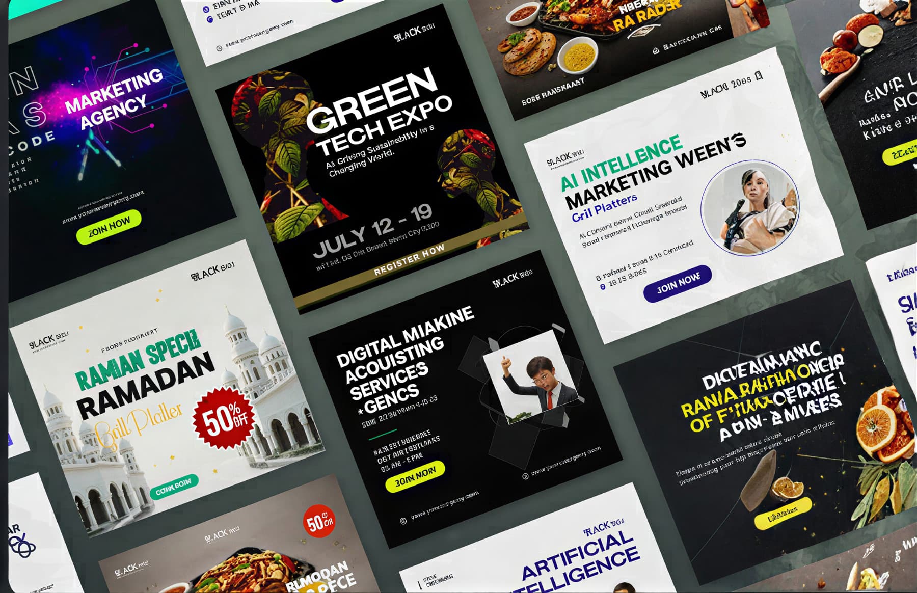 Education Academy Promotion Creatives